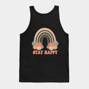 Stay Happy Rainbow Tank Top